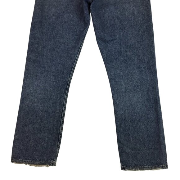 AGOLDE Riley High-Rise Straight-Leg Jeans Womens 25  Denim Factory Distressed Co - Picture 10 of 13